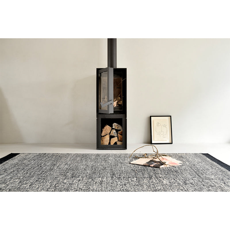 Black Dots kilim rug