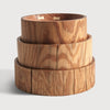 Natural pine bowls