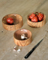 Natural pine bowls