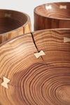 Natural pine bowls