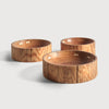 Natural pine bowls