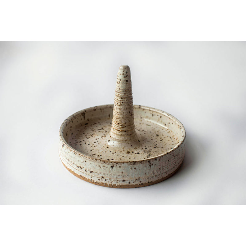 Ceramic Ring Dish - Bone