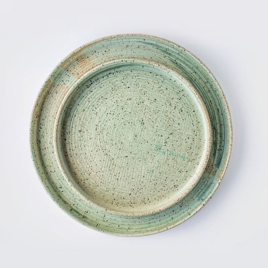 Round Dinner Plate Set - Lichen