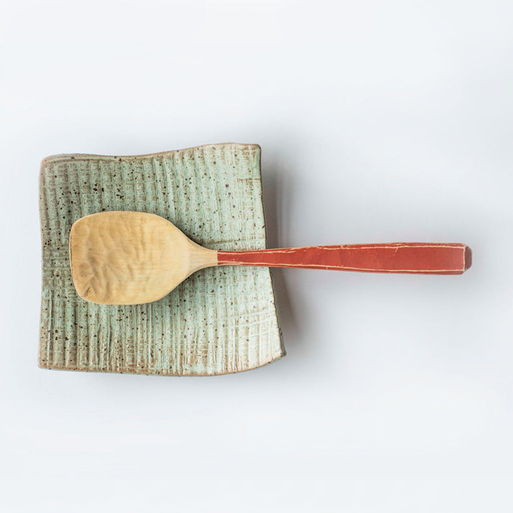 Molded Spoon Rest - Lichen