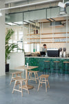 Oak Baretto bar stool
