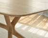 Oak X dining table