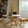 Oak Osso dining stool