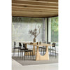 Oak Geometric Dining Table