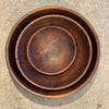 Hand-turned Walnut Nesting Bowls