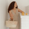 Sunset Straw Basket