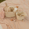 Sunset Straw Basket