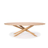Oak Mikado oval dining table