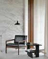 Teak Abstract Side Table