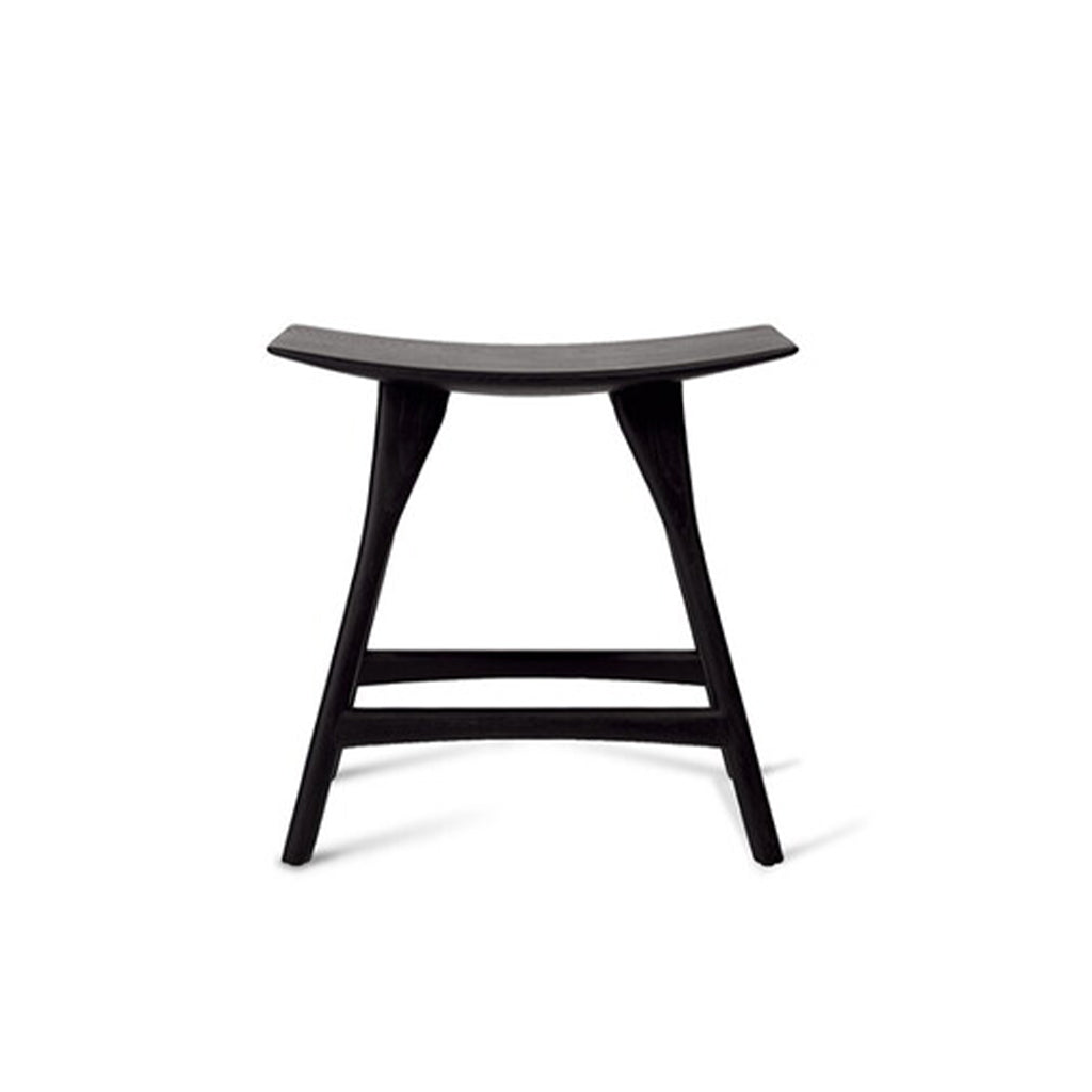 Oak Osso black dining stool