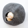 Hand-Felted pet cave