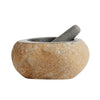 River Stone Mortar and Pestle