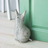 the curious doorstop / bookend - raw grey